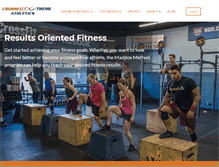 Tablet Screenshot of crossfitxtremeathletics.com